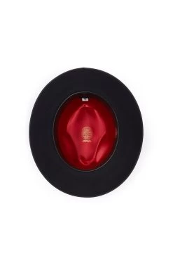 St James's Fedora -Hat Couture Shop ST JAMES S FEDORA NAVY Product Shot 4