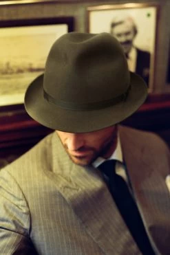 The James Trilby -Hat Couture Shop THE JAMES TRILBY LIFESTYLE SHOT 3
