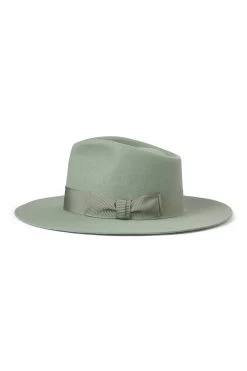 Toni Green Flat-Brim Fedora 7 Toni Green Flat-Brim Fedora -Hat Couture Shop TONI GREEN FLAT BRIM FEDORA 2