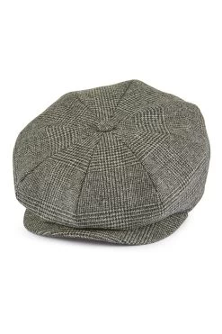 Tremelo Bakerboy Cap -Hat Couture Shop TREMELO BAKERBOY CAP GREY Product Shot 1
