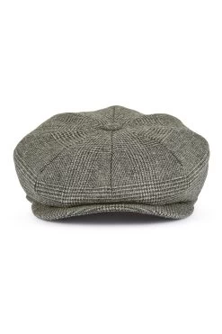 Tremelo Bakerboy Cap -Hat Couture Shop TREMELO BAKERBOY CAP GREY Product Shot 3