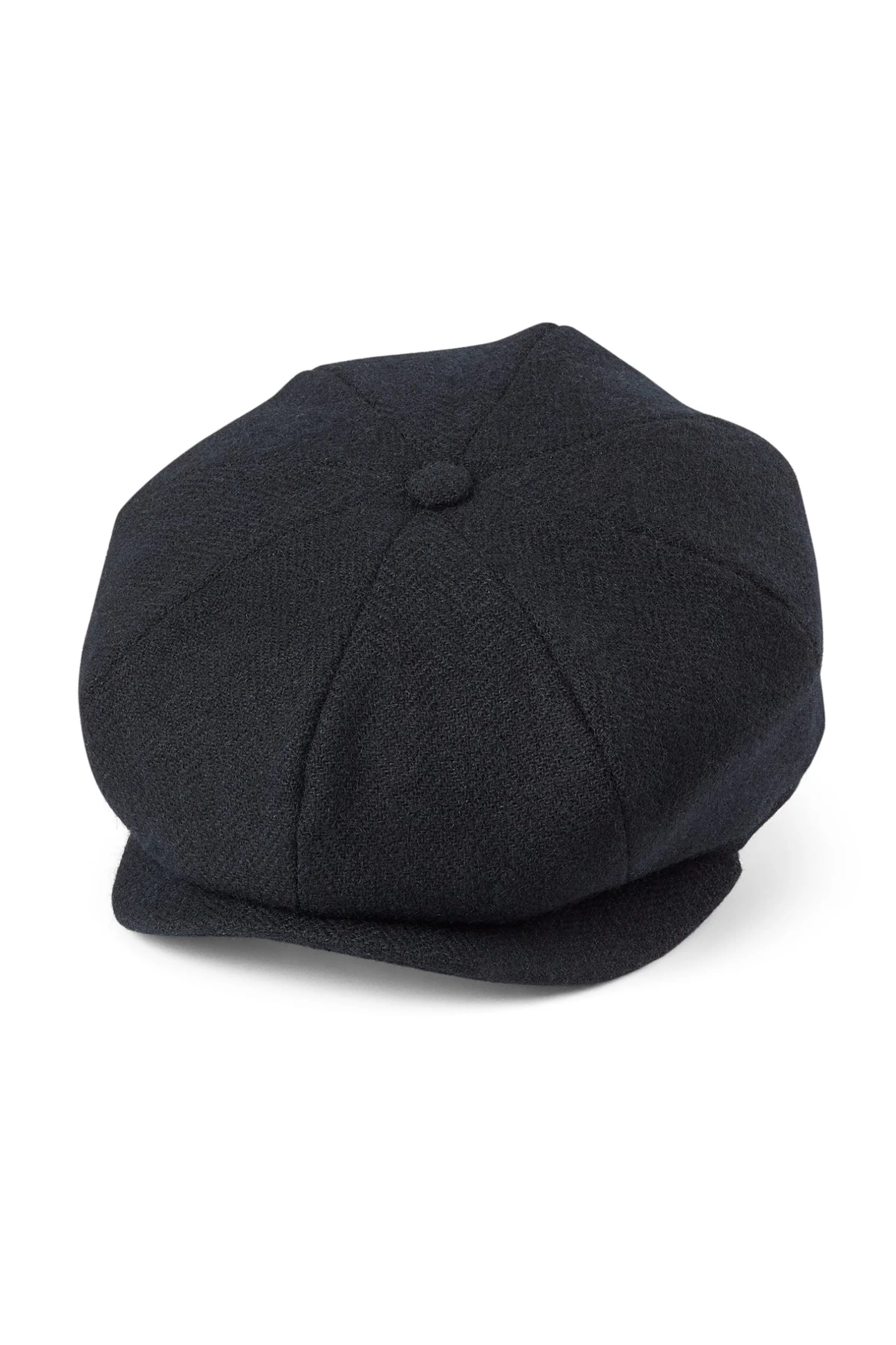 Tremelo Black Bakerboy Cap 2 Tremelo Black Bakerboy Cap - Image 2