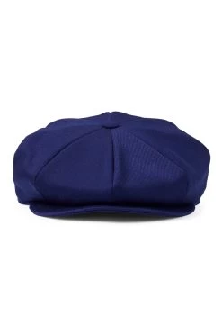 Tremelo Dark Blue Bakerboy Cap 6 Tremelo Dark Blue Bakerboy Cap -Hat Couture Shop TREMELO DARK BLUE BAKERBOY CAP 2