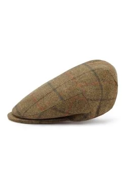 Turnberry Tweed Flat Cap -Hat Couture Shop TURNBERRY TWEED FLAT CAP 1 Product Shot 2