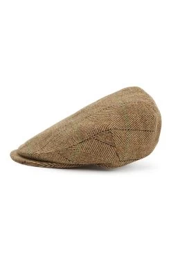 Turnberry Tweed Flat Cap -Hat Couture Shop TURNBERRY TWEED FLAT CAP 3 Product Shot 2