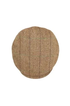 Turnberry Tweed Flat Cap -Hat Couture Shop TURNBERRY TWEED FLAT CAP 3 Product Shot 3