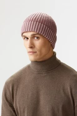 Two-Tone Cashmere Ski Beanie -Hat Couture Shop TWO TONE CASHMERE SKI BEANIE EDITED 2