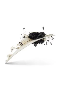 Vanilla White Slice Hat -Hat Couture Shop VANILLA WHITE 1