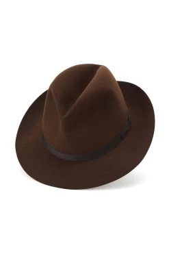 Voyager Rollable Trilby -Hat Couture Shop VOYAGER ROLLABLE TRILBY DARK BROWN Product Shot 1