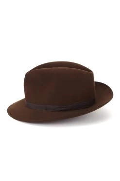 Voyager Rollable Trilby -Hat Couture Shop VOYAGER ROLLABLE TRILBY DARK BROWN Product Shot 2