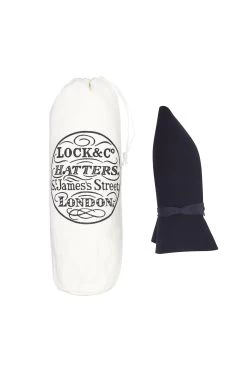 Voyager Rollable Trilby -Hat Couture Shop VOYAGER ROLLABLE TRILBY NAVY Product Shot 4