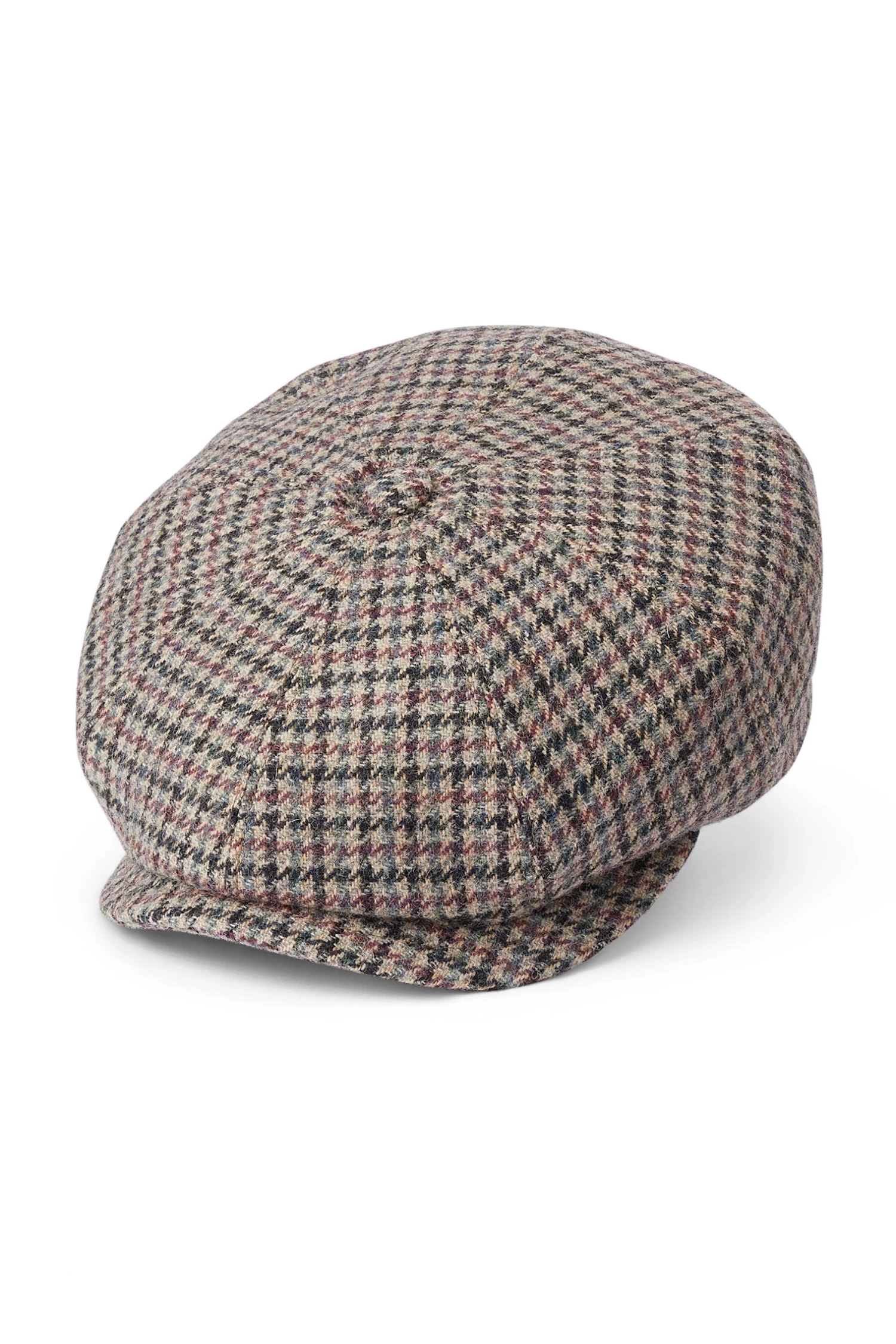 Whitebridge Mini-Check Bakerboy Cap 2 Whitebridge Mini-Check Bakerboy Cap - Image 2